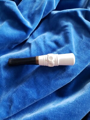 NEVER USED Old STYLE Block Meerschaum Cigar Cheroot Cigarette Pipe Holder Tip