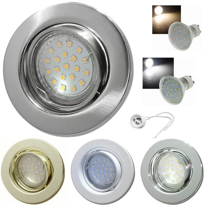 Einbaustrahler gu10 set Einbaustrahler gu10 set