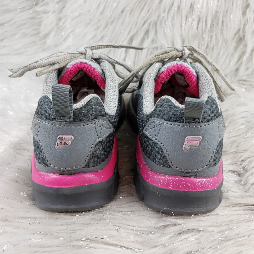 FILA Gris Rosa Juvenil Zapatos Activos Talla 13 Foto 4 de 4