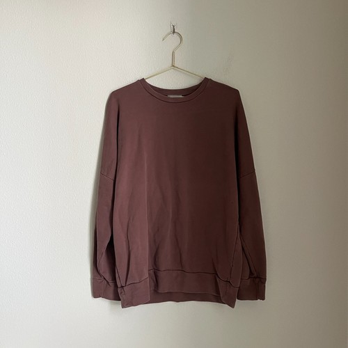 COS Men's Oversized Crew Sweatshirt in Mauve Size MEDIUM