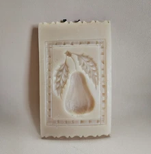 Vintage Wax Wall Hanging Pear Design