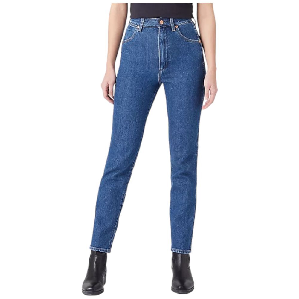 Джинсы скинни Wrangler Damenjeans Modell Walker Raincloud W2HC38X26 от Hohe Taille