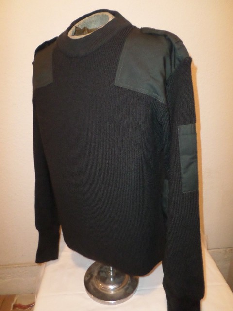MILITARY ISSUE WOOL COMMANDO SWEATER DARK GREEN SIZE X- LARGE HEAVY DUTY | eBay