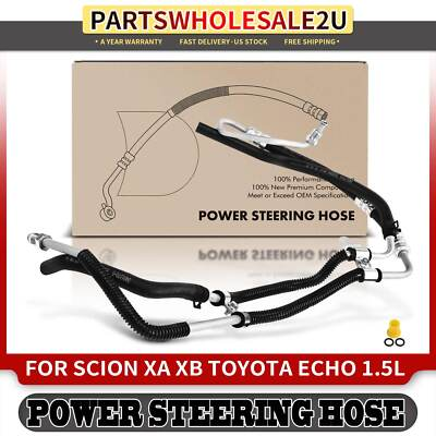 #ad New Power Steering Pressure and Return Hose Assembly for Scion xA xB Toyota Echo $67.98