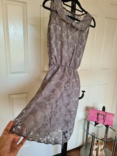 Ĺadies Prom Dress Small Grey Stretchable Simple Classy Birthday Party Clothes