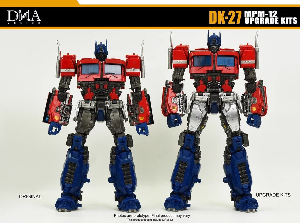 MPM-12 オプティマス プライム ＋ DK27 アップグーレドパーツ DNA DK27 DK-27 Upgrade Kits For MPM-12 OP prime DNA Design