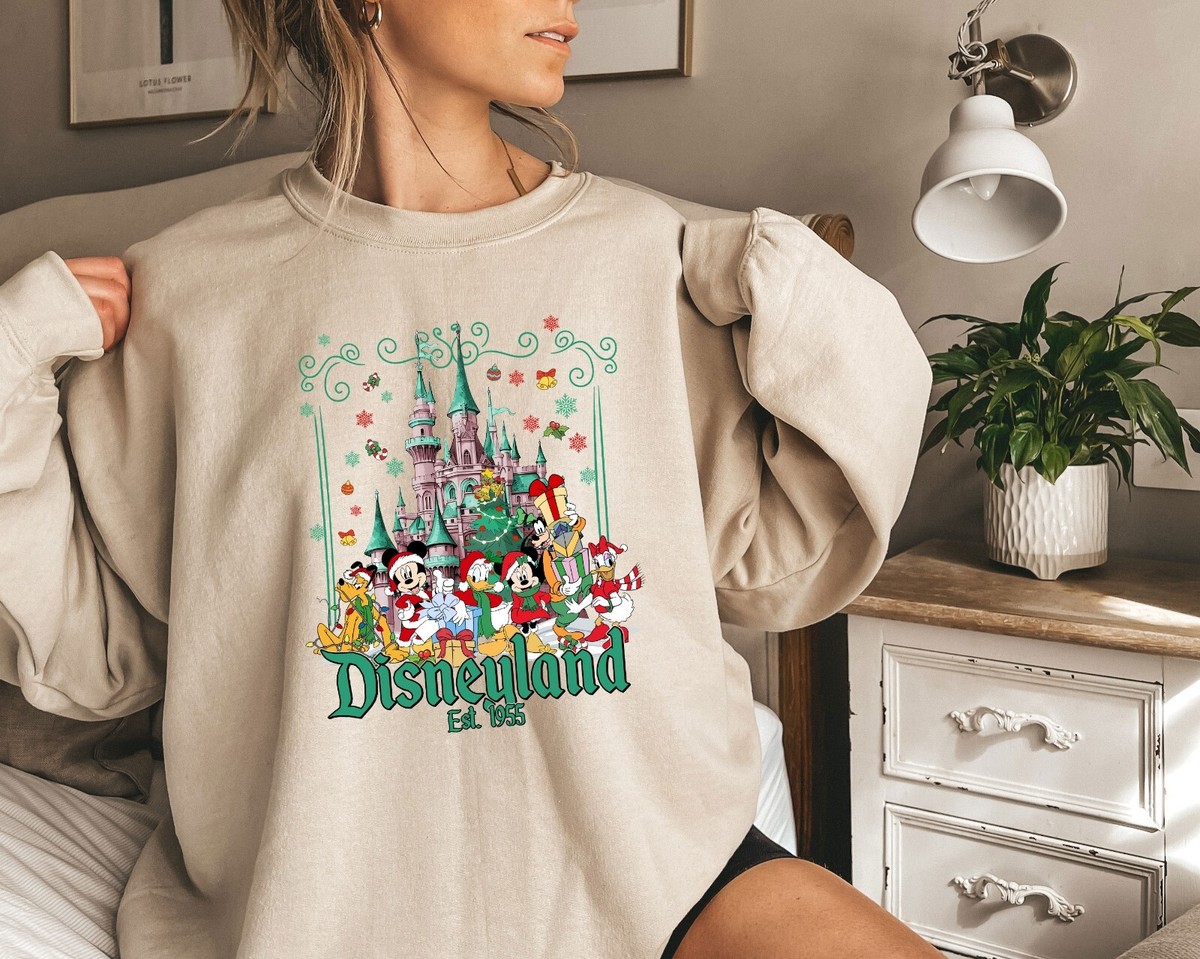 Disneyland Est 1955 Sweatshirt Magic Castle Hoodie Family Disney