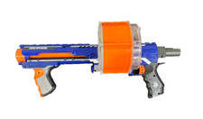 Nerf Rampage N-Strike Elite 25 Round Drum Included Dart Toy Gun Blaster Ice Blue