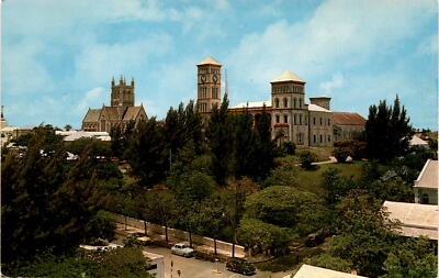 Hamilton, Bermuda, House of Assembly, Supreme Court Chambers, Postcard