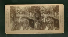 1899 Stereoview Gorge Of Trient Glacier Switzerland American Stereoscopic Co.
