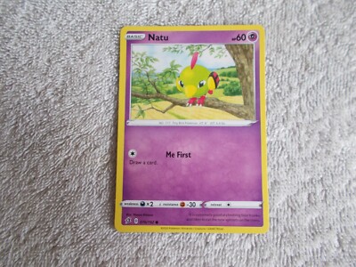 Pokemon: Schwert & Schild - Rebel Clash 2020 ''NATU'' #076/192 Sammelkarte