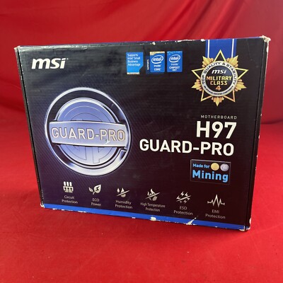 MSI H97 Guard-Pro Motherboard - Specifications In Photos! - In Original Box