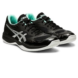 black netball asics