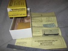 X9491 HO NORTH EASTERN HT-4 UNDECORATED RIVERSIDE INSULATED TANK CAR wood kit