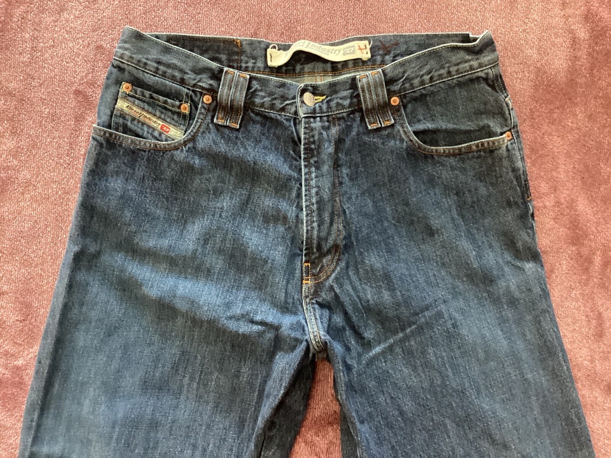 DIESEL INDUSTRY Men's Size 34 X 27 Denim Jeans RN#93243 Made