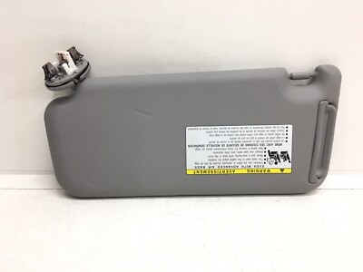 06-09 Toyota RAV4 Sun Visor Passenger Right Ash Gray