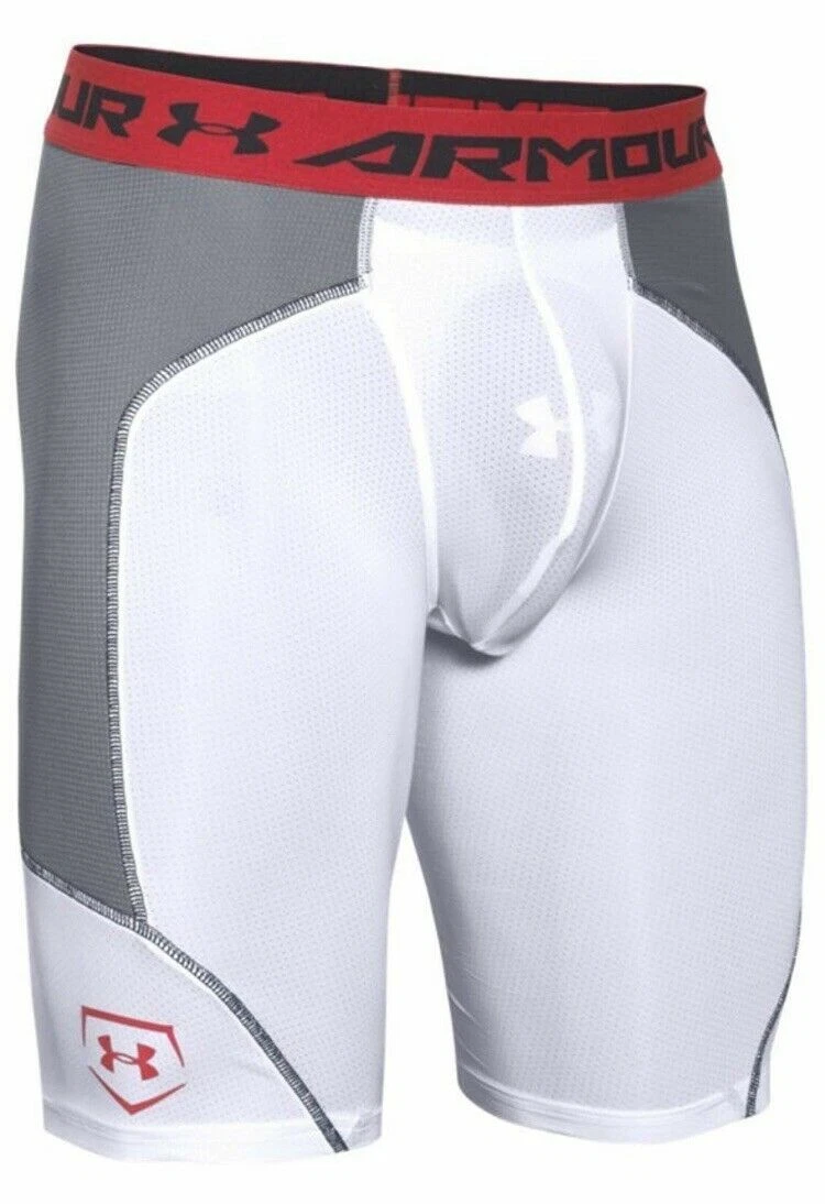 Under armour baseball sliding shorts with cup deals