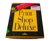Broderbund 1992 Print Shop DELUXE w/BONUS For Windows NEW IN OPEN BOX
