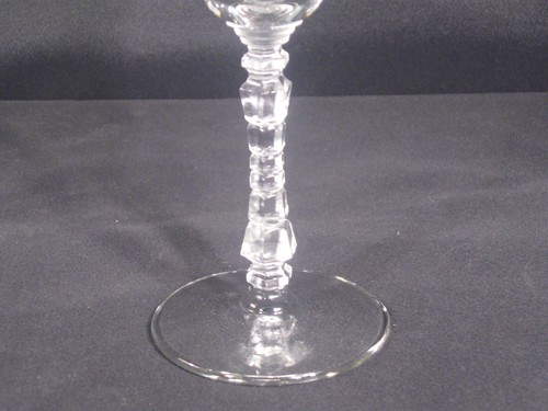 Rock Sharpe Halifax pattern 3900 stem 3005 Gray Cut Floral Water Group of 10 - Picture 9 of 12