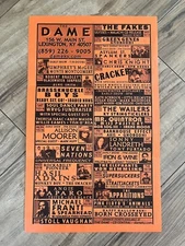 Dame Louisville Concerts 2003 Cracker Allison Moorer Robert Bradley 8.5x14