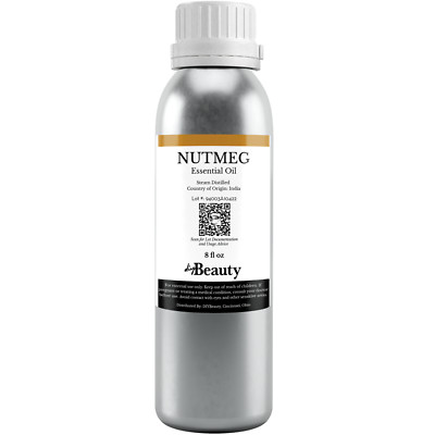 Nutmeg Essential Oil  - Large Size Bottle, 100% Pure & Undiluted
