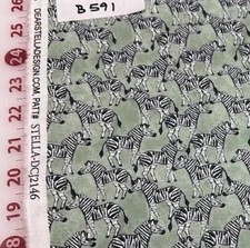 Let’s Get Wild Zebra By Dear Stella Cotton Quilt Fabric By The Half Yard