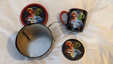 Image of Harry Potter House Crests Mug & Coaster Officially Licensed New In Tin