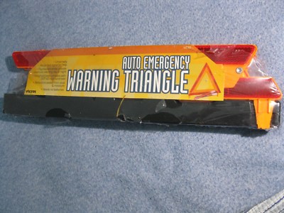 Auto Emergency Warning Triangle ==GOOD TO Have in Trunk-Easy to setup