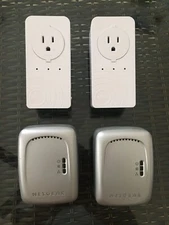 PowerLine Ethernet Lot - 2x D-Link DHP-P338AV (Passthru) and 2x Netgear XE102