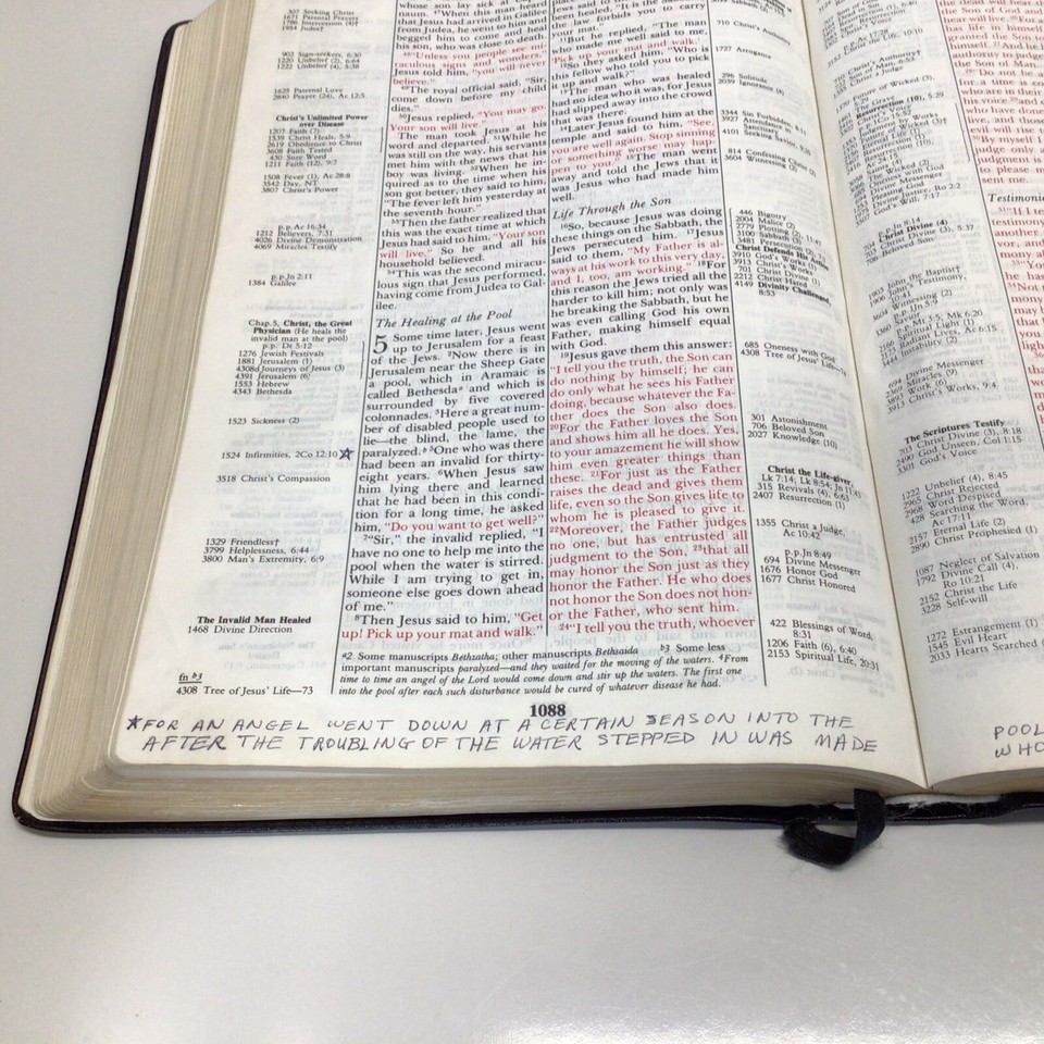 Thompson ChainReference Bible NIV Red Letter Edition 1983 Kirkbride