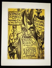 REMO BRAMANTI (1923-1998) Original SIGNED Limited Edition Lithograph 1950s