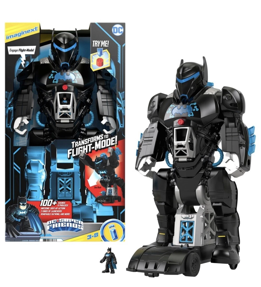 Imaginext DC Super Friends Bat-Tech BatBot and Batman Figure ROBOT KIDS TOY  NEW | eBay