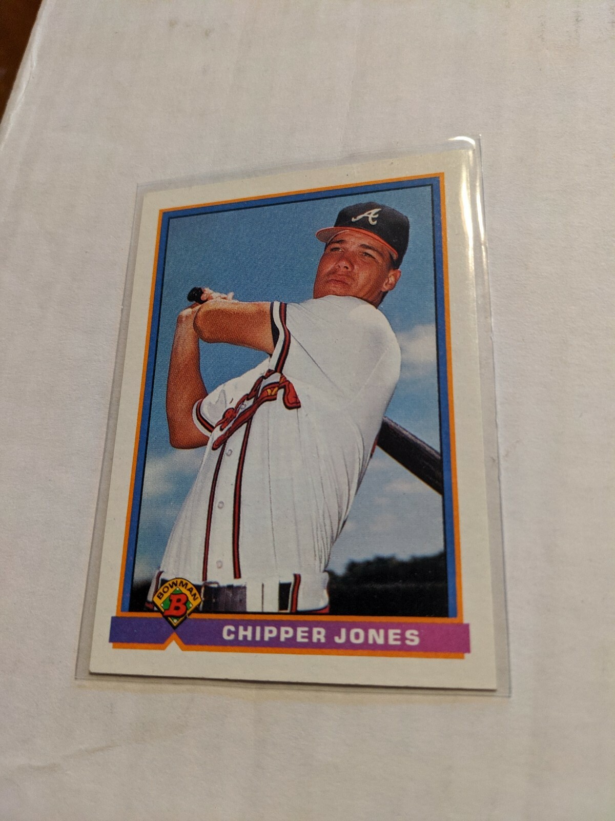 1991 Bowman Chipper Jones Atlanta Braves #569 Baseball Card