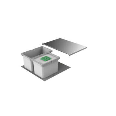 Abfallsorter Cox Box 1T/600-2 Bio mit zweifach Trennung für 60 cm Schrankbrei...