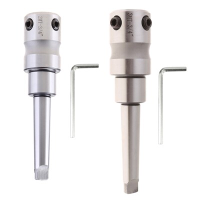 Upgraded Annular Cutter Arbor with Morse Taper 2MT for 3/4 Inch Weldon Shank