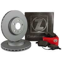 Zimmermann Bremsen KIT Bremsscheiben + BelÄGe Ø 314 Mm Vorne Audi A4 Allroad A5