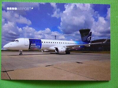 AIR MONTENEGRO EMB 195 40-AOB / BRNO AIRPORT 2023