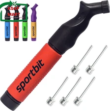 SPORTBIT Ball Pump for Sports Balls - Push & Pull Inflating System - Hand Pump