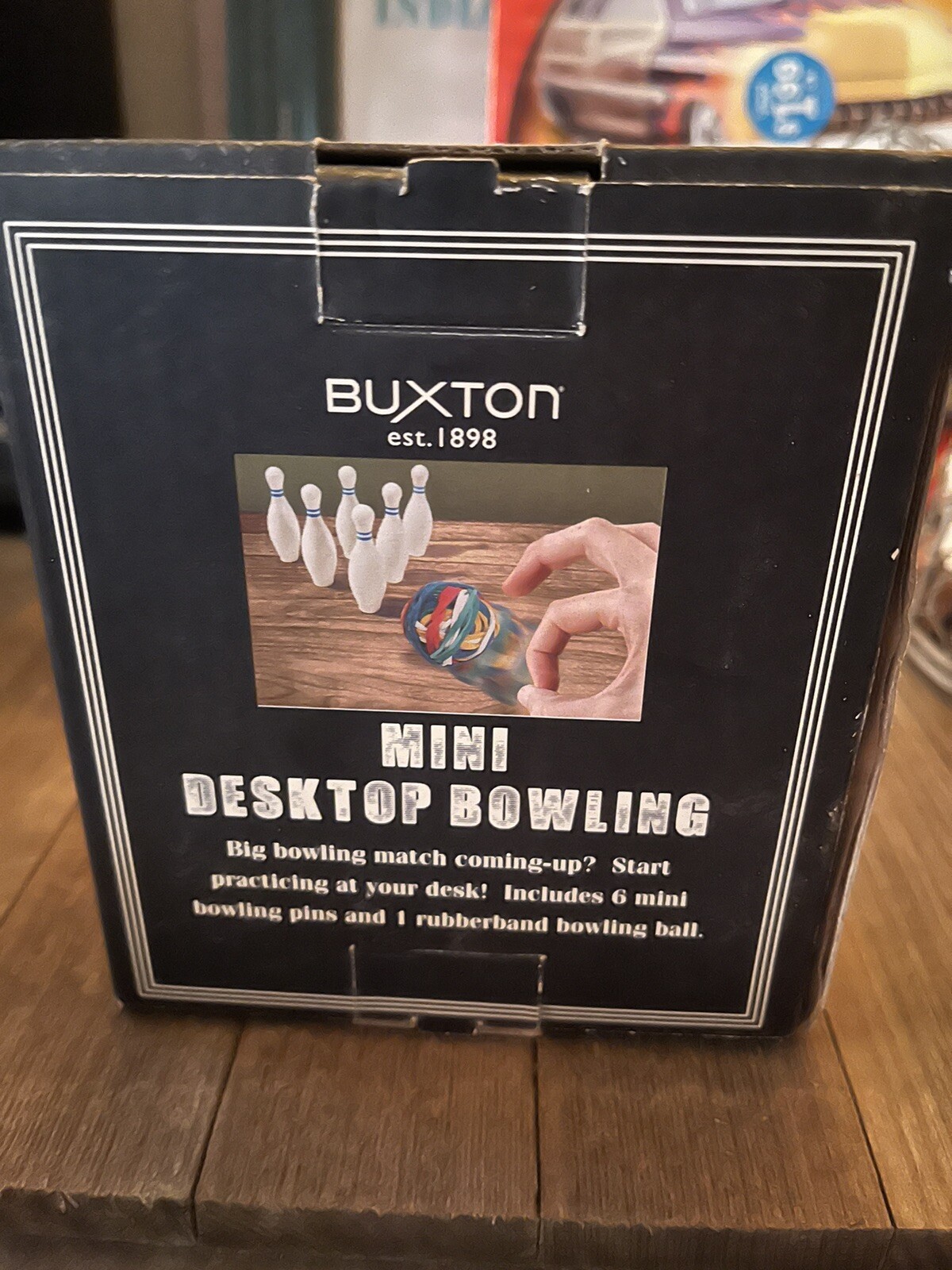 Mini Desktop Bowling, Includes 6 Pins and 1 Ball