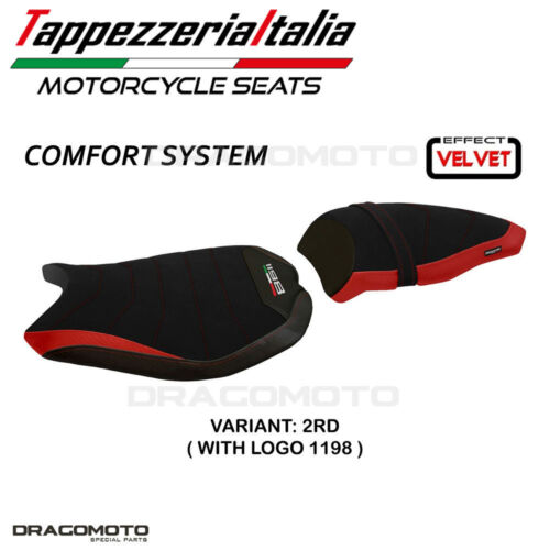 Ducati 848/1098/1198 (07-13) Cervia Velvet comfort system Housse Selle D1198C... - Photo 1/5