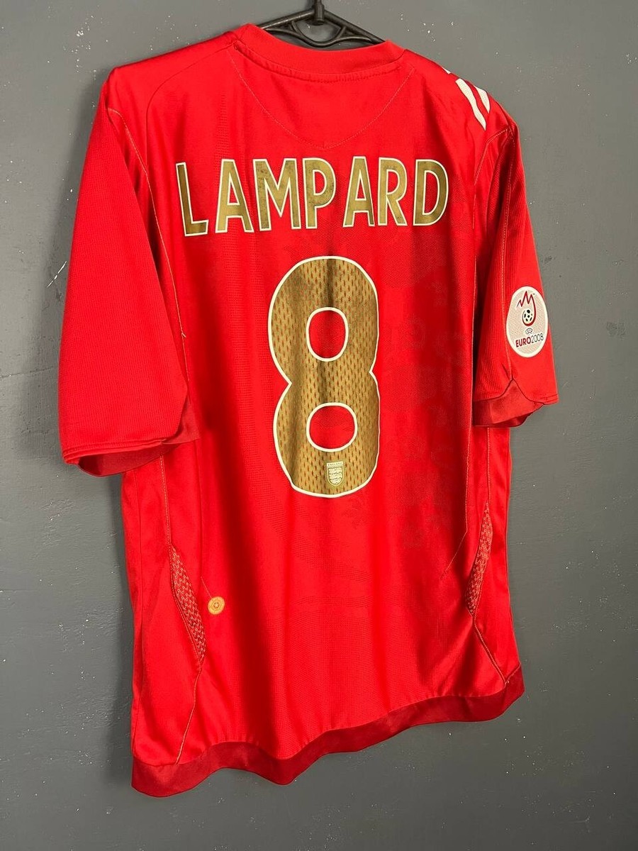 UMBRO MEN ENGLAND NATIONAL 2006/2008 LAMPARD SOCCER FOOTBALL SHIRT