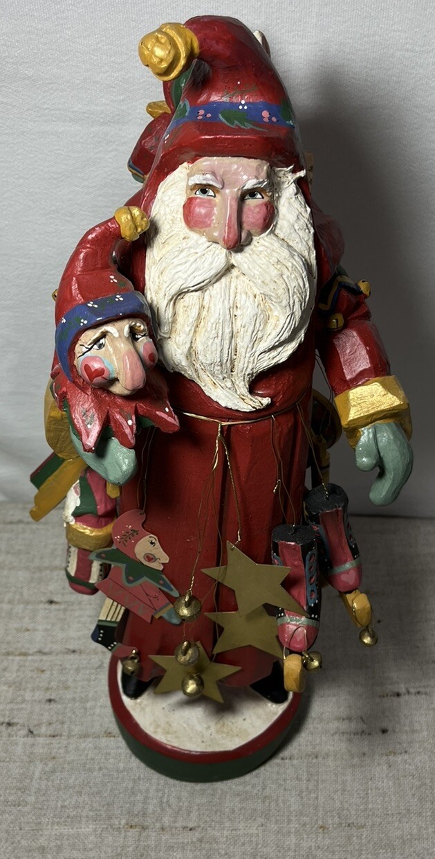 1992 Rare House Of Hatten Santa With Toys No Missing Toys eBay
