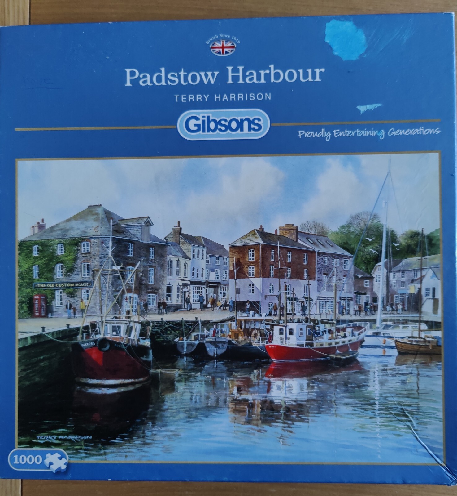 Jigsaw Puzzle Gibsons 1000 Piece Title PADSTOW HABOUR, buy two one postage. eBay