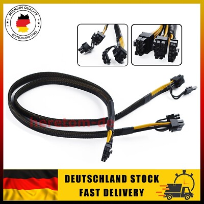 DELL EMC POWEREDGE R7525 R750 R750XS GPU POWER CABLE 16'' 12 PIN TO 8+8 DPHJ8
