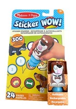 NEW Melissa Doug Sticker Wow Dog 24 page Book and Stamper w/ 300 stickers. NEW