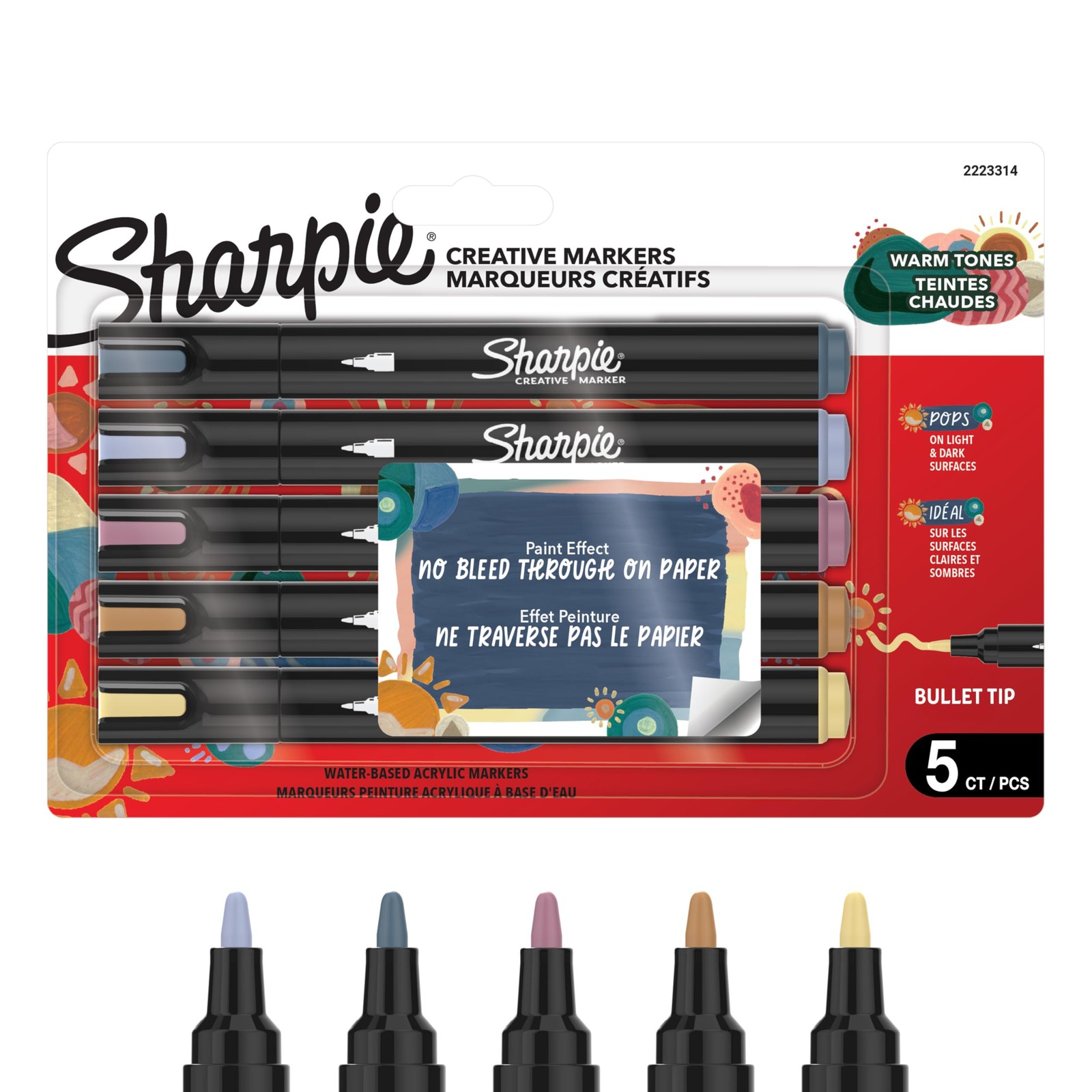 Sharpie Creative Marker acrylverf pennen   Waterbasis verfmarkers   Niet-doorlop