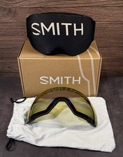 Smith I/O Mag ChromaPop Snow Goggles With Lens Protector Black Sun Red Mirror
