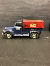Vintage Tonka Sportsman Pick Up Truck, Top, Pressed Steel Blue, Nice Shape