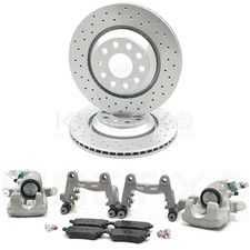 For Vw Golf Gti Mk5 Mk6 Rear 310mm Big Brake Caliper Carriers Conversion Kit For Vw Golf Gti Mk5 Mk6 Rear 310mm Big Brake Caliper Carriers Conversion Kit