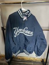 Majestic New York Yankees Vintage 1990s Satin Authentic Bomber Dugout Jacket L